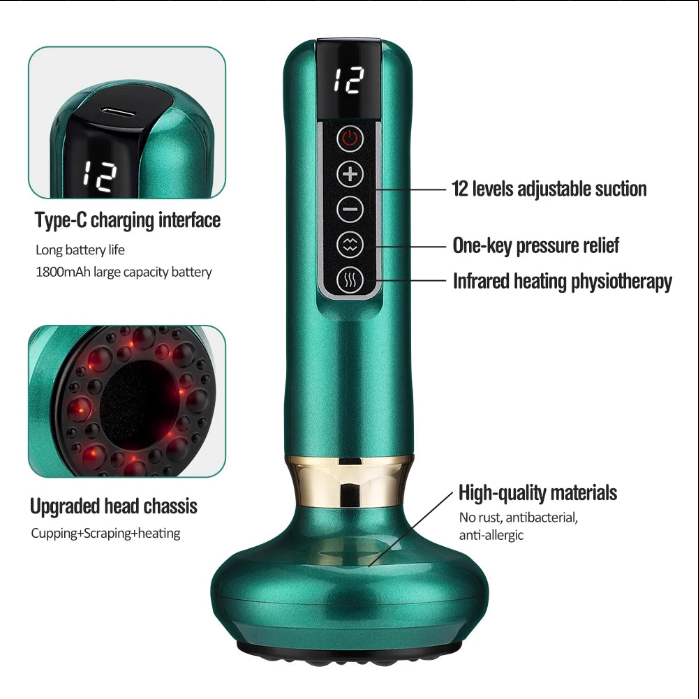 3-In-1 Wireless Cupping Massager